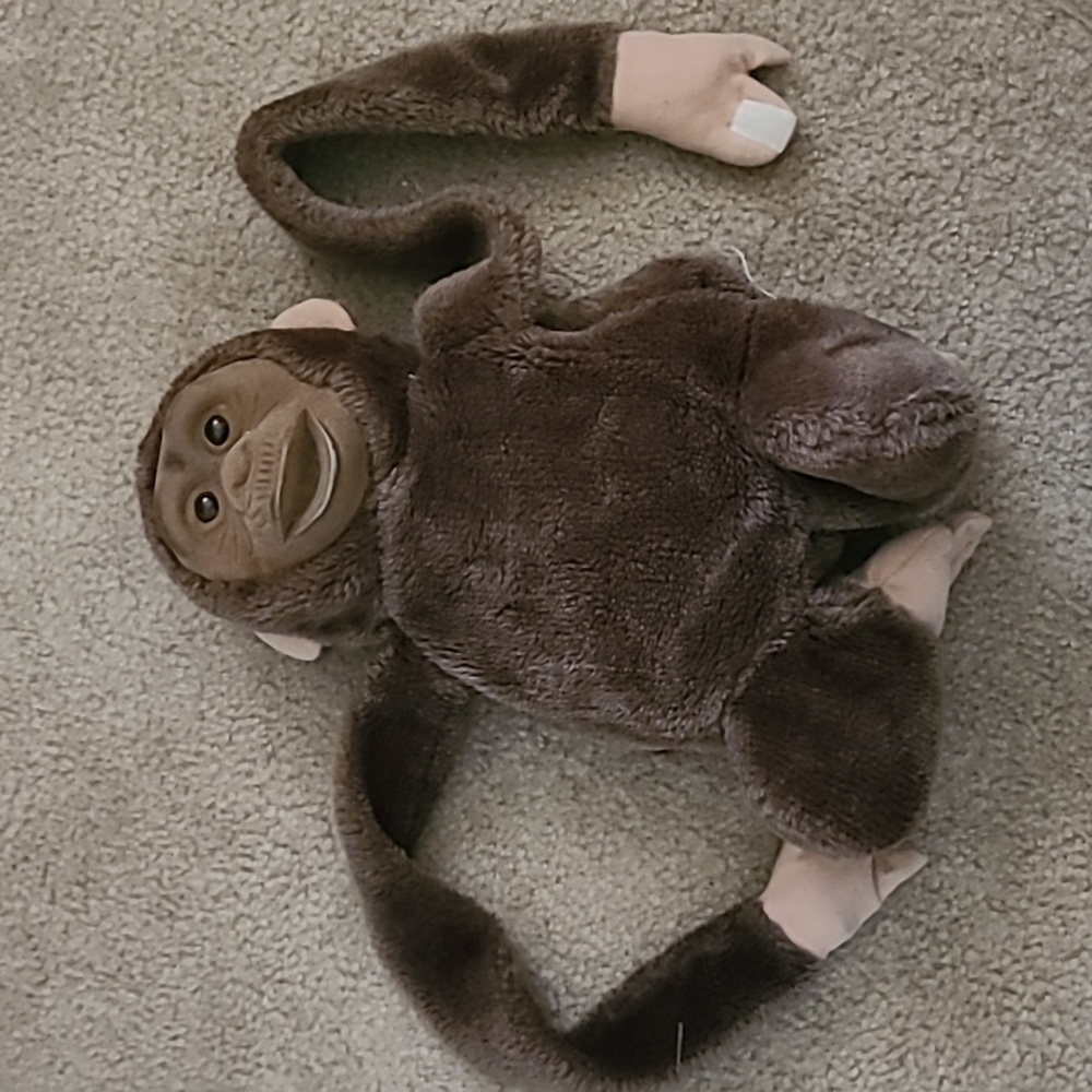 Monkey wrap around, vintage, 100 cm around neck